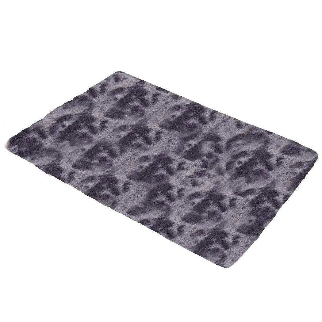 Floor Rug Shaggy Rugs Soft Large Carpet Area Tie-dyed Midnight City 160x230cm Deals499