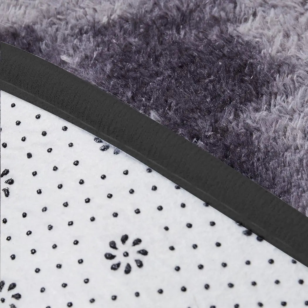 Floor Rug Shaggy Rugs Soft Large Carpet Area Tie-dyed Midnight City 160x230cm Deals499