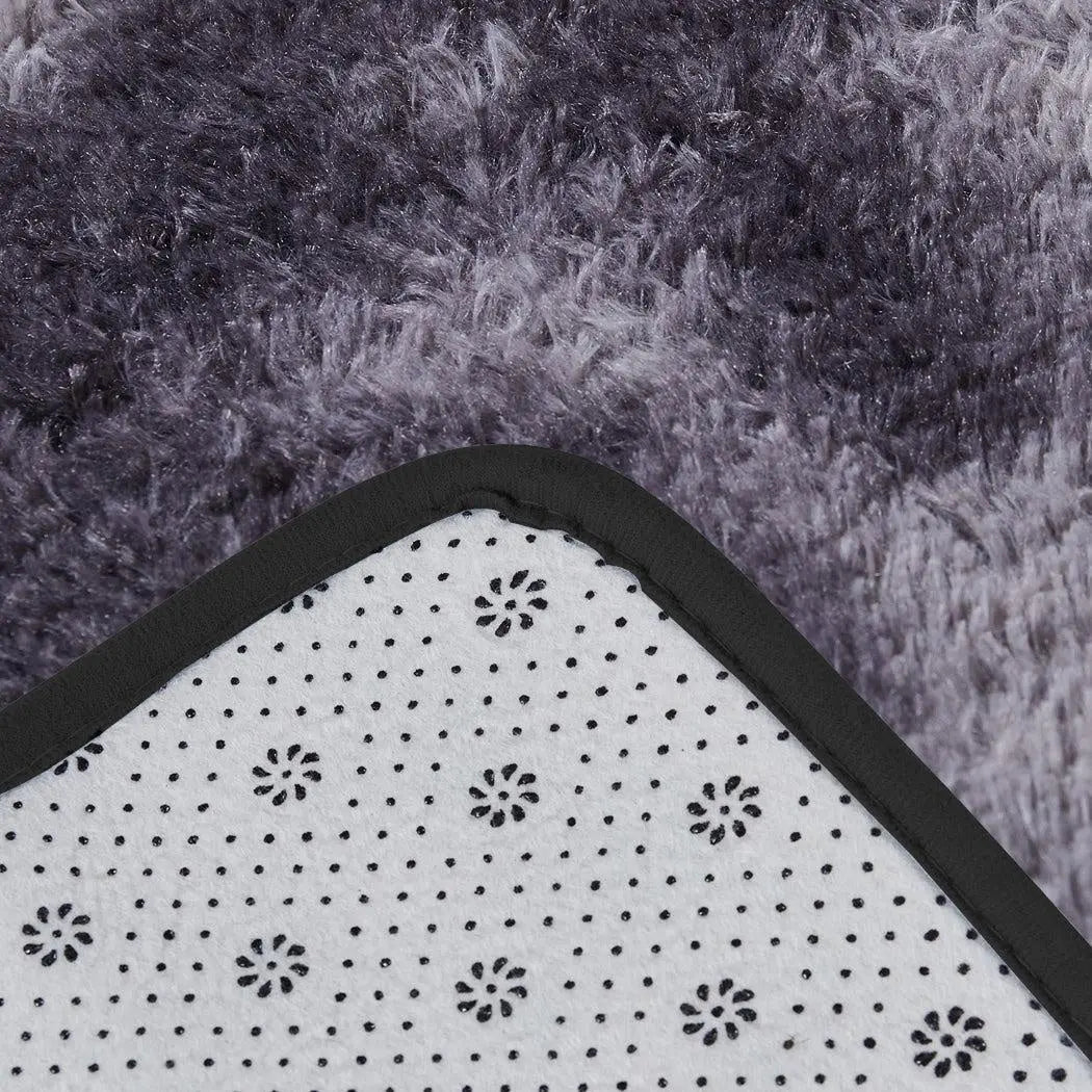 Floor Rug Shaggy Rugs Soft Large Carpet Area Tie-dyed Midnight City 160x230cm Deals499