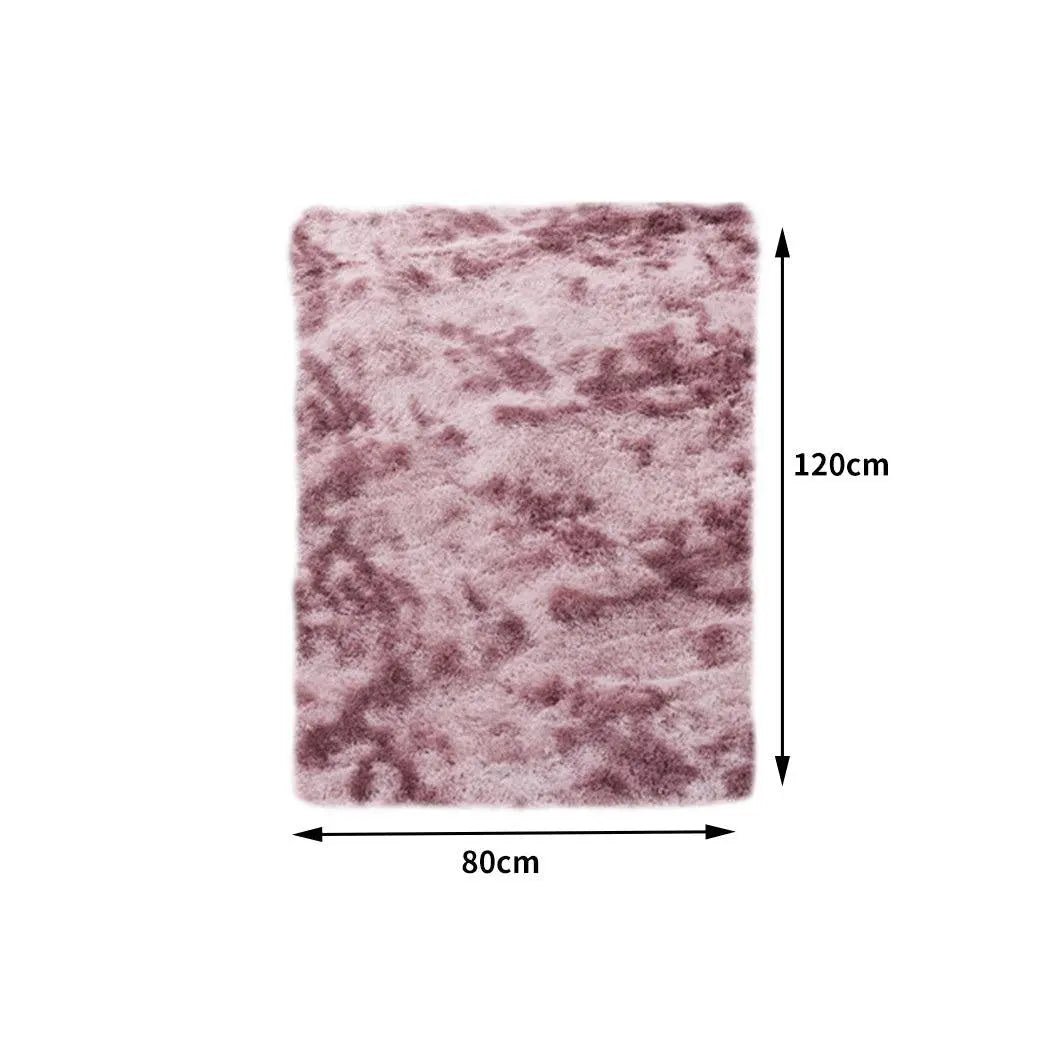 Floor Rug Shaggy Rugs Soft Large Carpet Area Tie-dyed Noon TO Dust 80x120cm Deals499