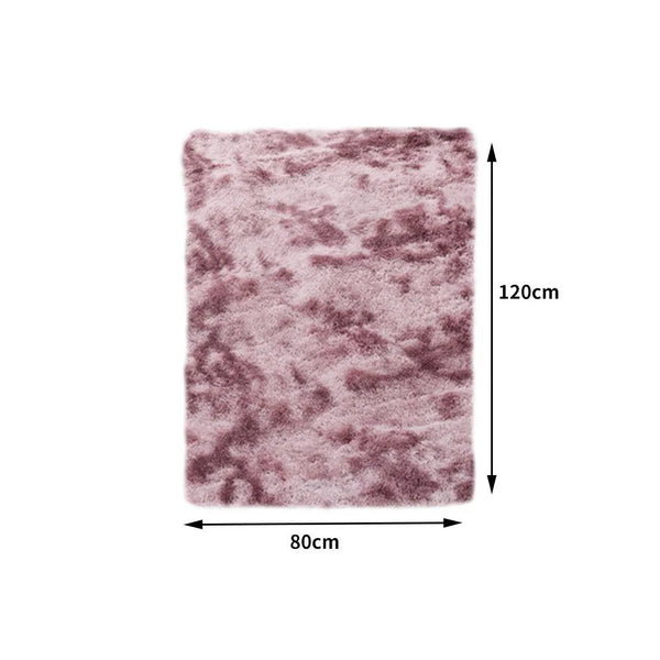 Floor Rug Shaggy Rugs Soft Large Carpet Area Tie-dyed Noon TO Dust 80x120cm Deals499