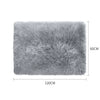 Floor Rugs Sheepskin Shaggy Rug Area Carpet Bedroom Living Room Mat 60X120 Grey Deals499
