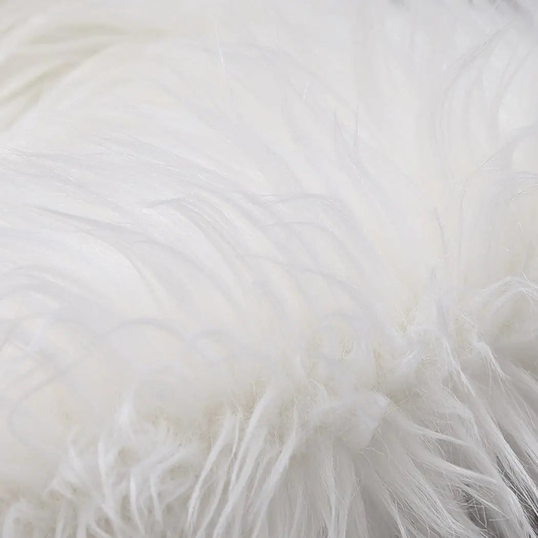 Floor Rugs Sheepskin Shaggy Rug Area Carpet Bedroom Living Room Mat 60X120 White Deals499