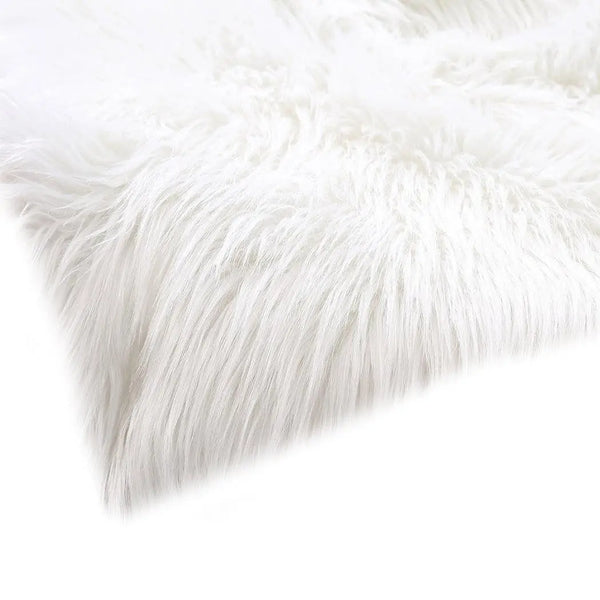 Floor Rugs Sheepskin Shaggy Rug Area Carpet Bedroom Living Room Mat 80X150 White Deals499