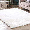 Floor Rugs Sheepskin Shaggy Rug Area Carpet Bedroom Living Room Mat 80X150 White Deals499
