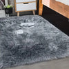 Floor Rugs Sheepskin Shaggy Rug Carpet Bedroom Living Room Mat 160X230 Dark Grey Deals499