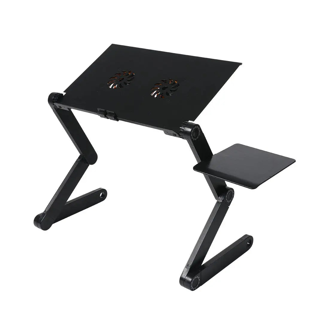 Foldable Laptop Desk Adjustable Sofa Table Tray Stand Mouse Pad Portable Cooling Deals499