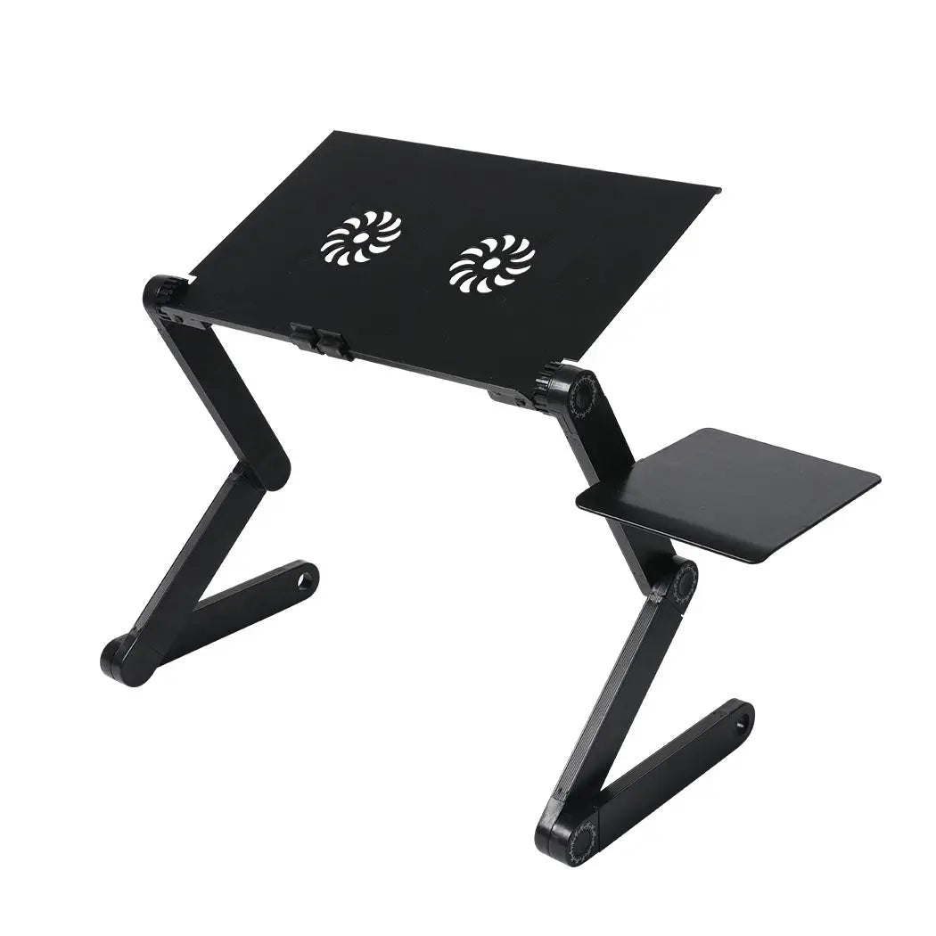 Foldable Laptop Desk Adjustable Stand Sofa Table Tray Mouse Board Portable Riser Deals499