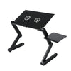 Foldable Laptop Desk Adjustable Stand Sofa Table Tray Mouse Board Portable Riser Deals499