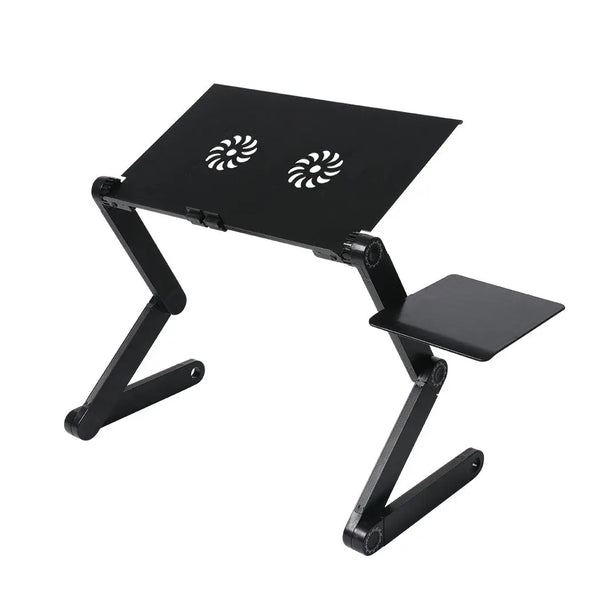 Foldable Laptop Desk Adjustable Stand Sofa Table Tray Mouse Board Portable Riser Deals499
