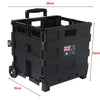 Foldable Shopping Cart Trolley Pack & Roll Folding Grocery Basket Crate Portable Deals499