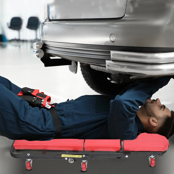 Folding Creeper Mechanic Stool Seat Garage Repair Trolley Laying Workshop Deals499