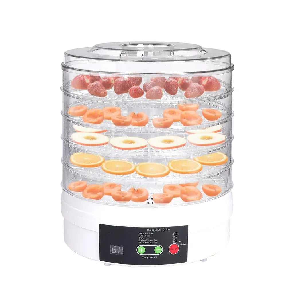 Food Dehydrators Fruit Vegetable Dryer Dehydrator Beef Jerky Preserve 5 Trays Deals499