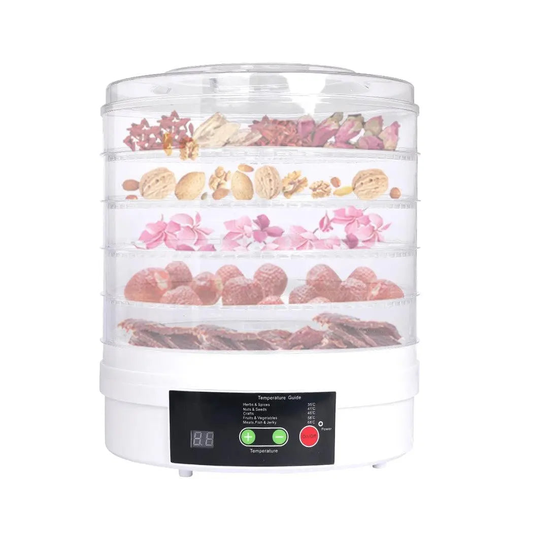Food Dehydrators Fruit Vegetable Dryer Dehydrator Beef Jerky Preserve 5 Trays Deals499