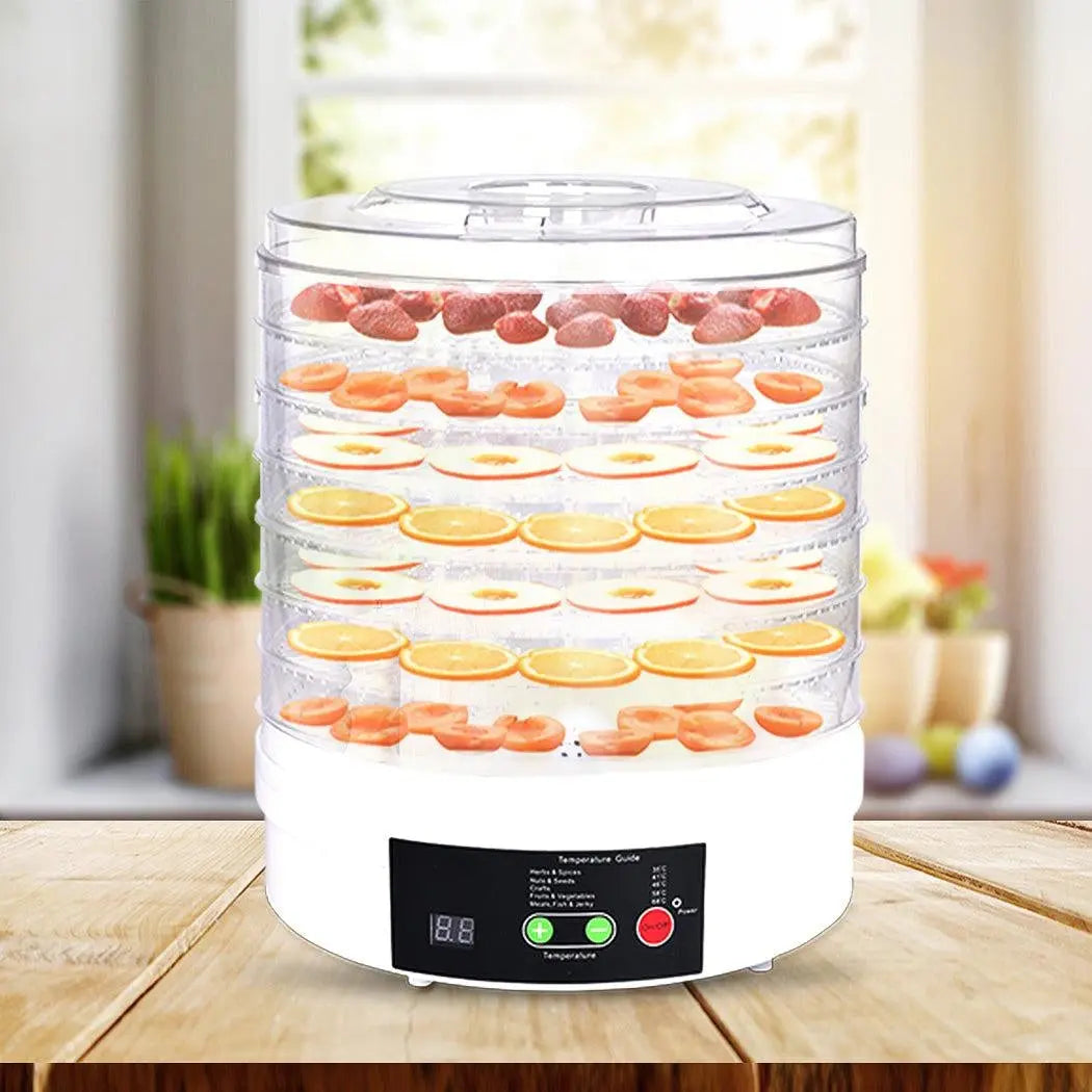 Food Dehydrators Fruit Vegetable Dryer Dehydrator Beef Jerky Preserve 7 Trays Deals499