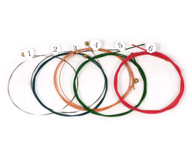 Freedom 10 Pack Coloured Acoustic Guitar Strings CA-60-L-10PK Deals499