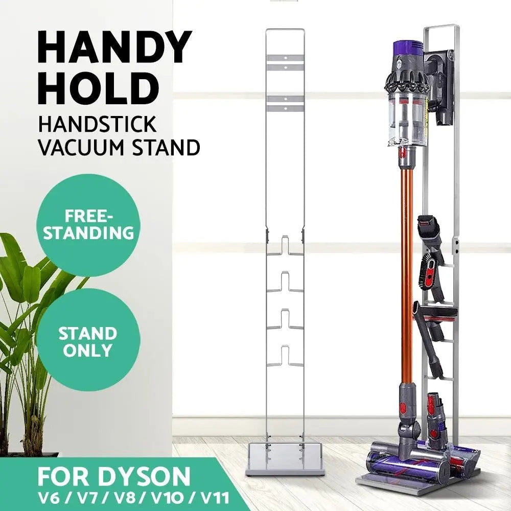 Freestanding Dyson Vacuum Stand Rack Holder Cordless Handheld Cleaner V6 7 8 V10 V11 Silver Deals499