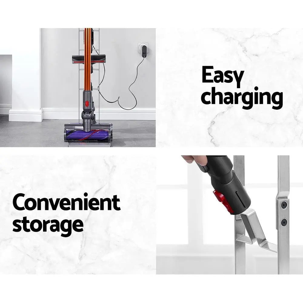 Freestanding Dyson Vacuum Stand Rack Holder Cordless Handheld Cleaner V6 7 8 V10 V11 Silver Deals499