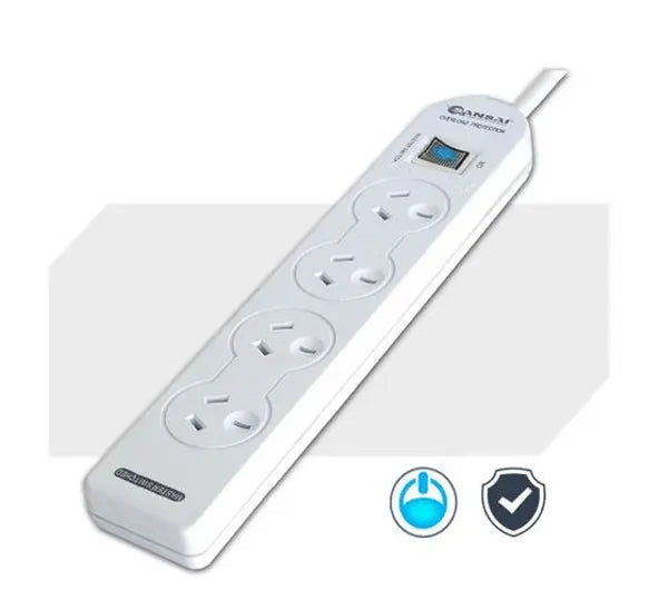 GENERIC 4 Way Basic Powerboard (131P) with Master Switch GENERIC