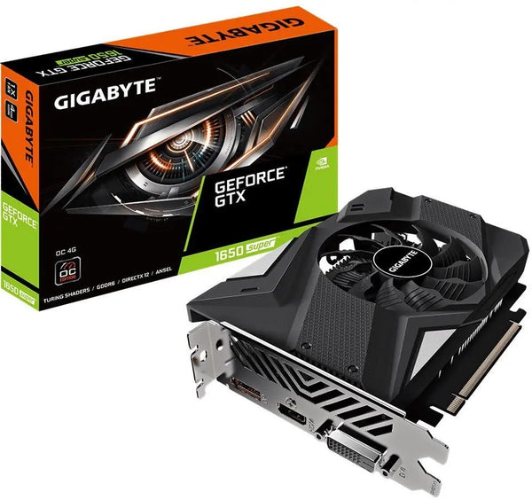 GIGABYTE nVidia GeForce GTX 1650 Super OC 4GB GDDR6 PCIe Graphic Card 7680x4320@60Hz 1xDP 1xHDMI 1xDVI-D Windforce 2X 1740MHz GIGABYTE