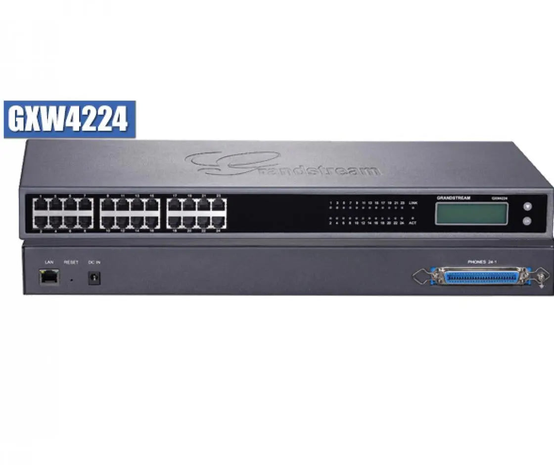 GRANDSTREAM GXW4224 VoIP gateway w/ 24 telephone FXS ports GRANDSTREAM