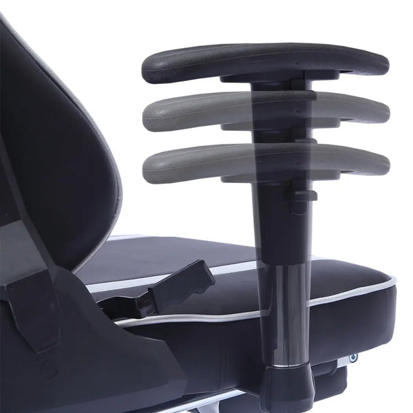Gaming Chair Desk Computer Gear Set Racing Desk Office Laptop Chair Study Home K shaped Desk Silver Chair Deals499