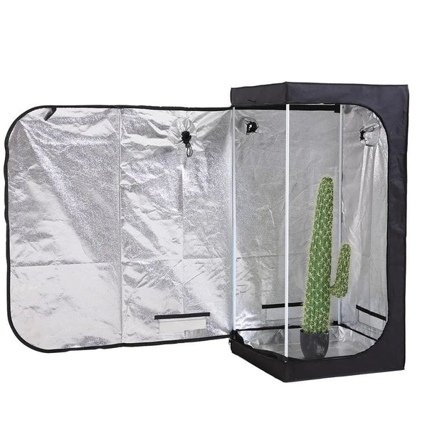 Garden Hydroponics Grow Room Tent Reflective Aluminum Oxford Cloth 75x75x160cm Deals499