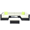Gardeon 10PC Sofa Set with Storage Cover Outdoor Furniture Wicker Deals499