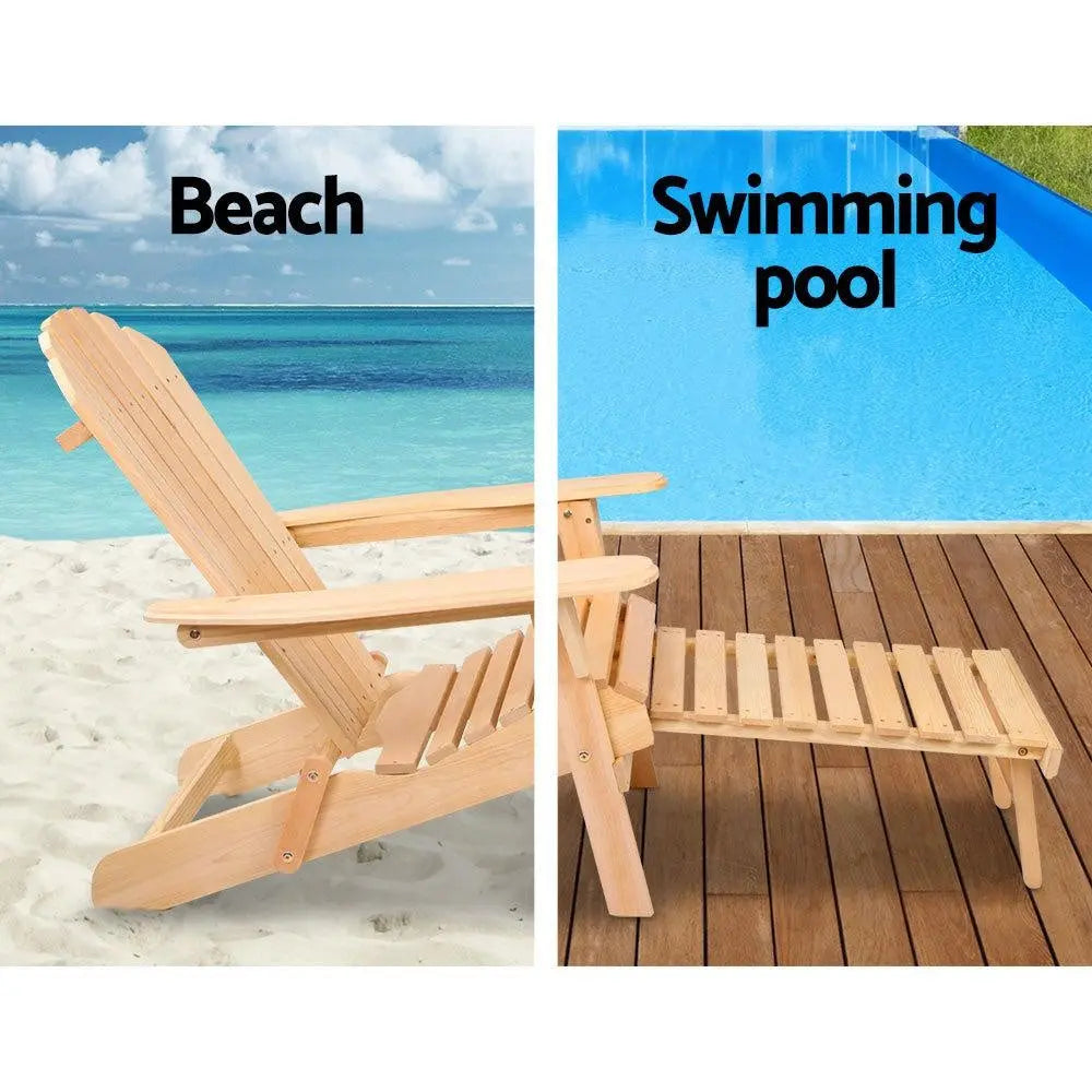Gardeon 3 Piece Outdoor Beach Chair and Table Set Deals499