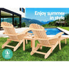 Gardeon 3 Piece Outdoor Beach Chair and Table Set Deals499