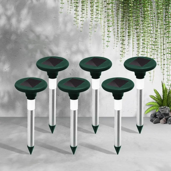 Gardeon 6X LED Solar Snake Repeller Pulse Plus Ultrasonic Pest Rodent Repellent Deals499