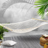 Gardeon Double Swing Hammock Bed Cream Deals499