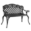 Gardeon Garden Bench Patio Porch Park Lounge Cast Aluminium Outdoor Furniture Deals499