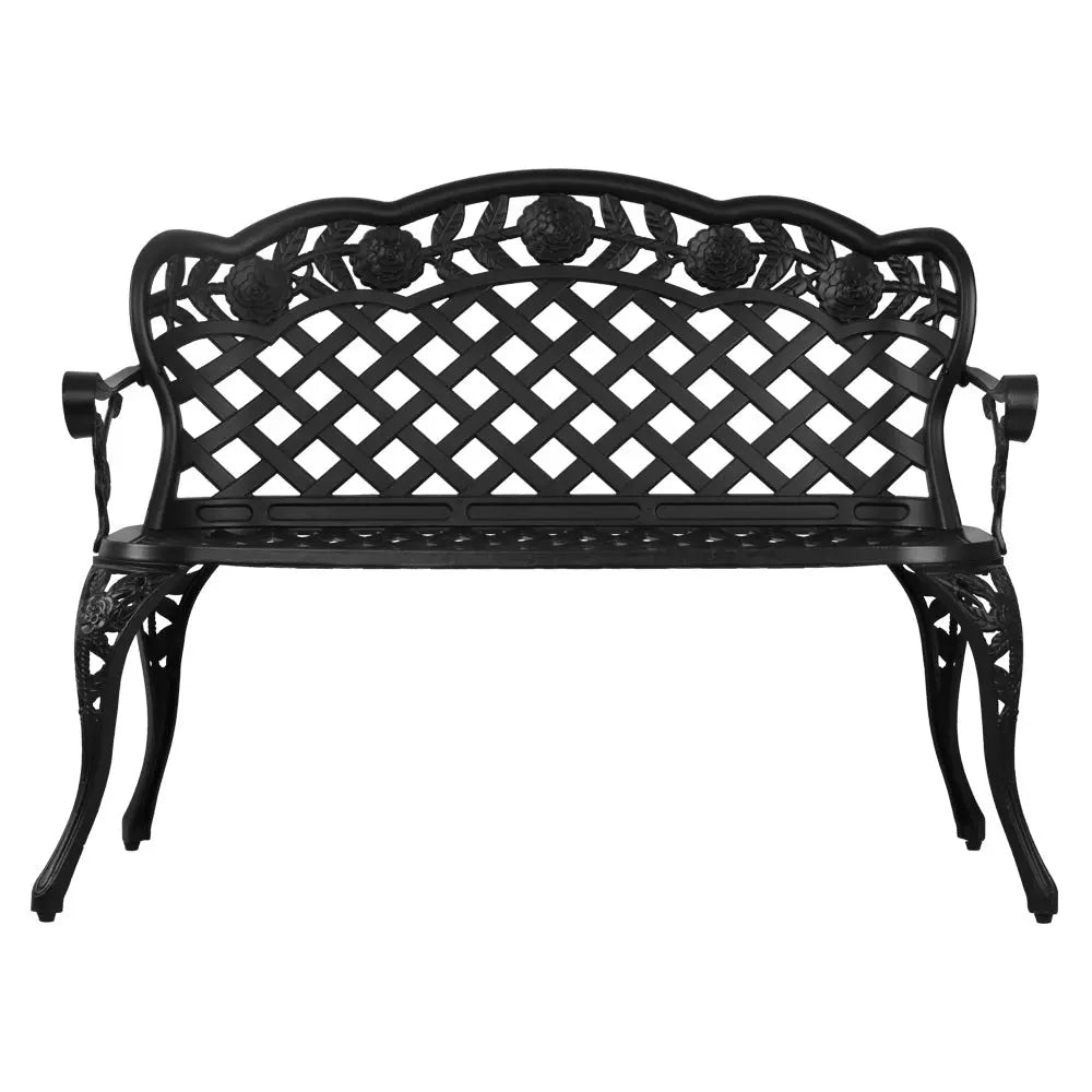 Gardeon Garden Bench Patio Porch Park Lounge Cast Aluminium Outdoor Furniture Deals499