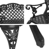 Gardeon Garden Bench Patio Porch Park Lounge Cast Aluminium Outdoor Furniture Deals499