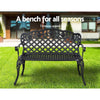 Gardeon Garden Bench Patio Porch Park Lounge Cast Aluminium Outdoor Furniture Deals499