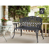 Gardeon Garden Bench Patio Porch Park Lounge Cast Aluminium Outdoor Furniture Deals499