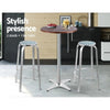 Gardeon Outdoor Bistro Set Bar Table Stools Adjustable Aluminium Cafe 3PC Wood Deals499