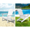 Gardeon Outdoor Furniture Adirondack Chairs Beach Chair Lounge Wooden Patio Garden Deals499
