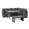 Gardeon Outdoor Furniture Dining Setting Sofa Set Wicker 8 Seater Storage Cover Mixed Grey Deals499