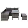 Gardeon Outdoor Furniture Dining Setting Sofa Set Wicker 8 Seater Storage Cover Mixed Grey Deals499