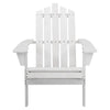 Gardeon Outdoor Sun Lounge Beach Chairs Table Setting Wooden Adirondack Patio - White Deals499