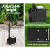 Gardeon Solar Pond Pump Battery Powered Outdoor LED Light Submersible Filter Deals499