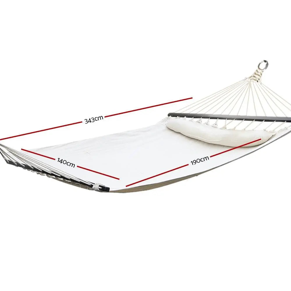 Gardeon Swing Double Hammock Bed Cream Deals499