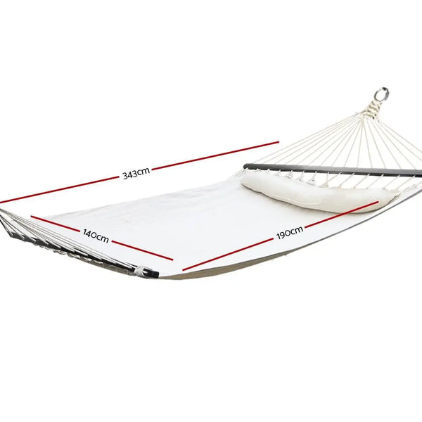Gardeon Swing Double Hammock Bed Cream Deals499