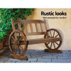 Gardeon Wooden Wagon Wheel Chair Deals499