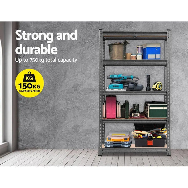 Giantz 1.5M Metal Steel Warehouse Shelving Racking Garage Storage Shelves Racks Deals499