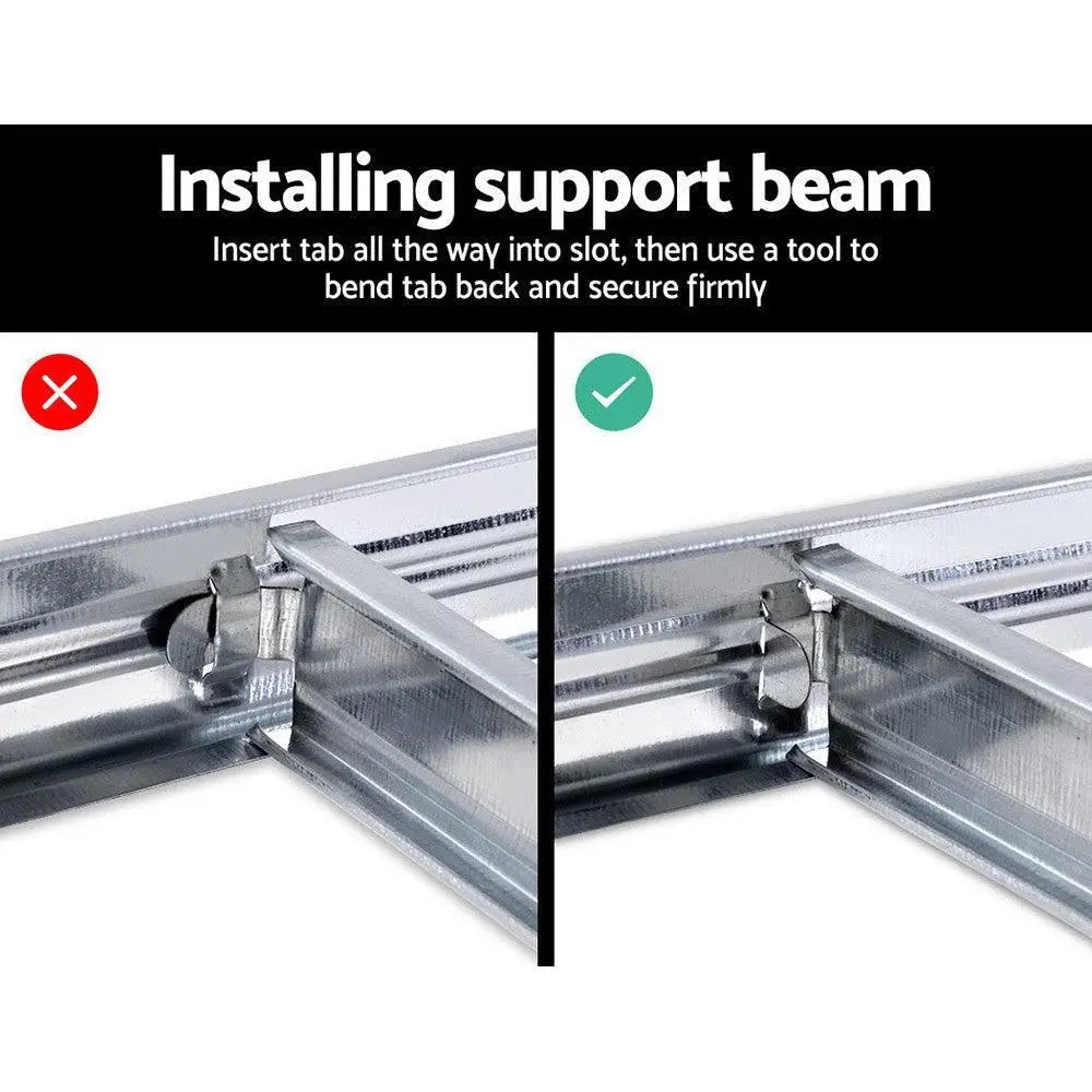 Giantz 1.8M Warehouse Racking Rack Shelving Garage Steel Metal Storage Shelves Silver Deals499