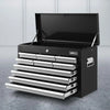 Giantz 10-Drawer Tool Box Chest Cabinet Garage Storage Toolbox Black Silver Deals499