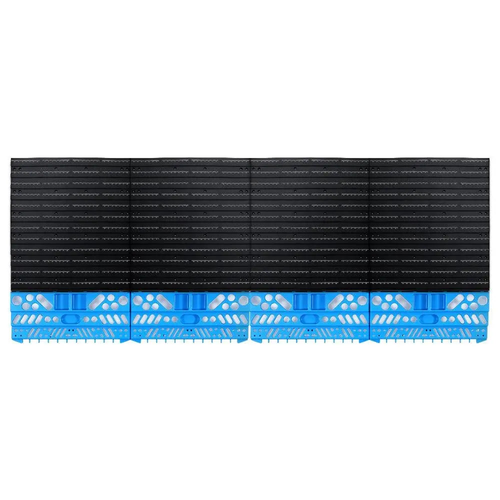 Giantz 108 Storage Bin Rack Wall Mounted Tools Organiser Peg Wall Bench Garage Deals499
